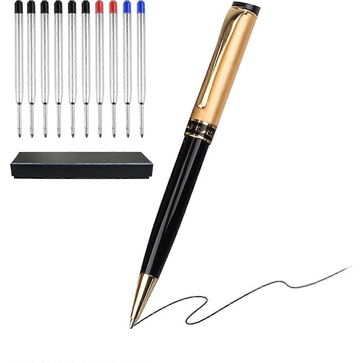 Luxury Metal Ballpoint Pens,Pen Set Medium Point 1.0mm D