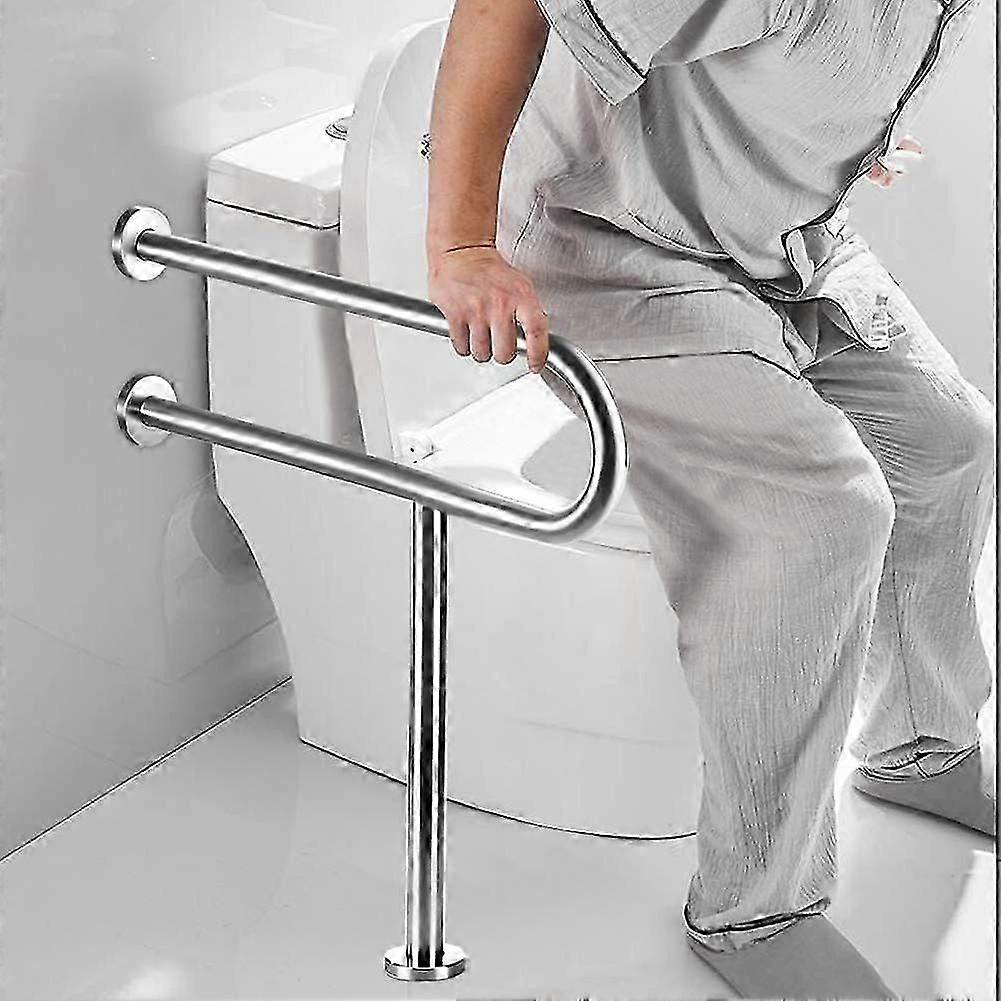 Behindertentoilette, mit Beinen, WC-Sicherheitshaltegriff, Haltegriff (trägt 200 kg) Behinderten-WC-Bar, WC-Sicherheitsgeländer, WC-Hebebügel