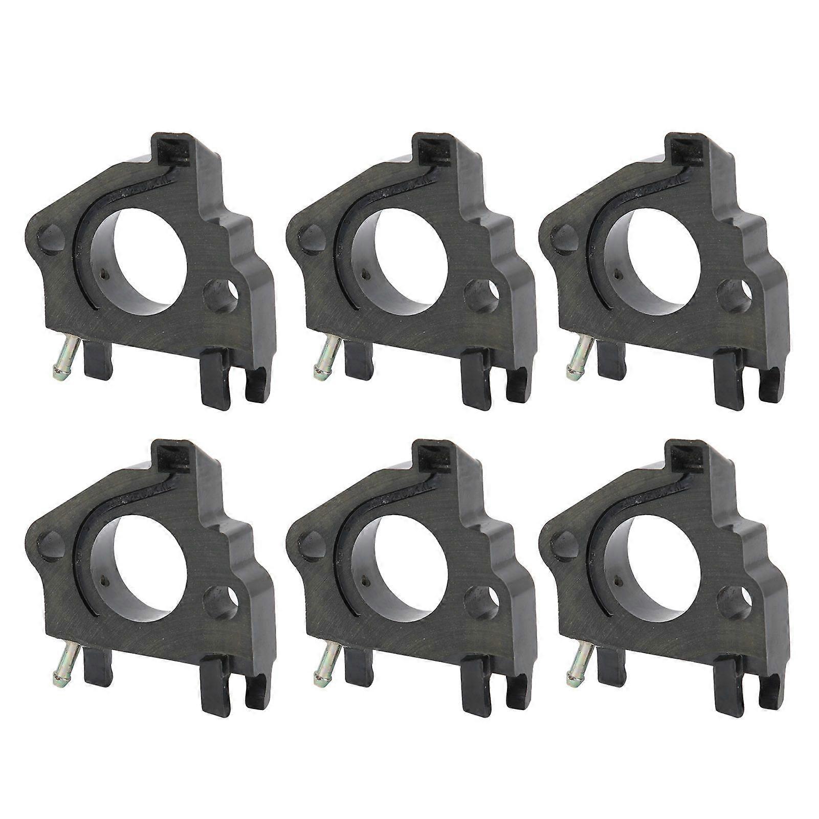 6Pcs Carburetor Insulator with Lubricating Nipple for 188F/190F/GX390/GX420 Gasoline Generator
