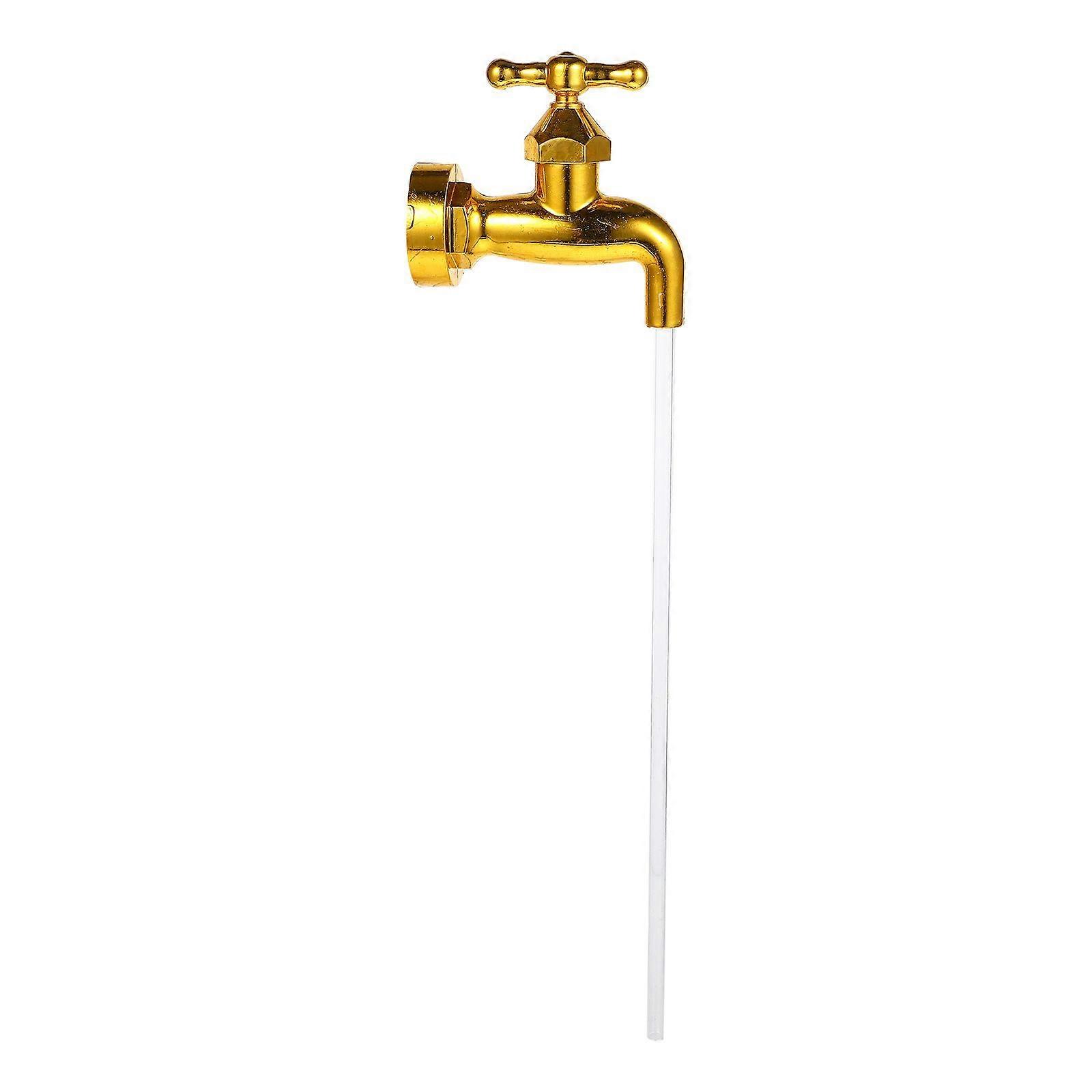 1 סט של מזרקת מים זורמים בלתי נראית חצר תפאורה אמנותית ברז צף מזרקה תפאורה לגינה