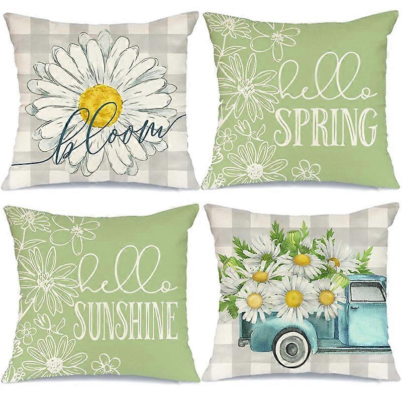  Farmhouse Throw Pillow Home Sofa Decor Cushion Case