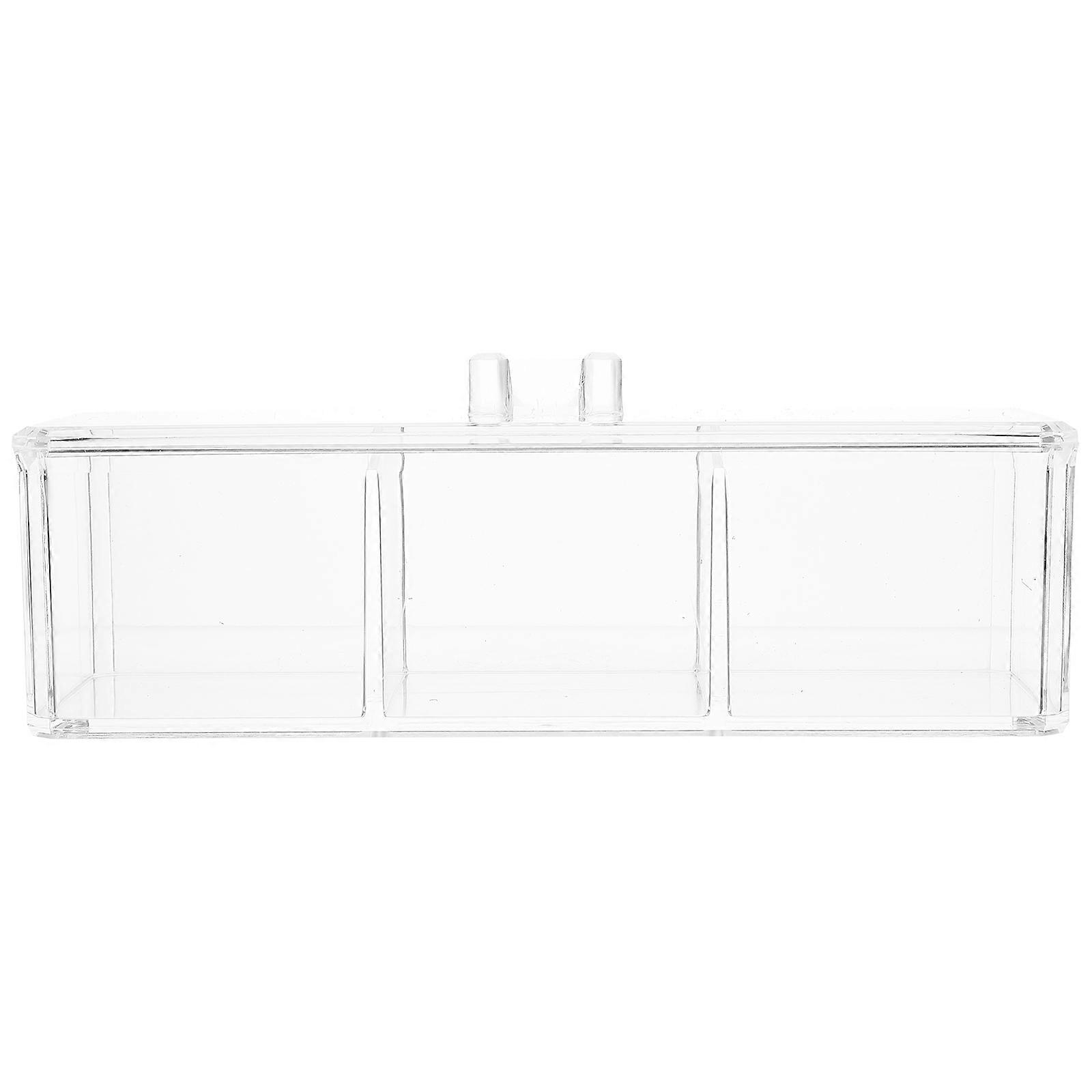 Acrylic Makeup Organizer Household Storage Box for Storage 4Pcs