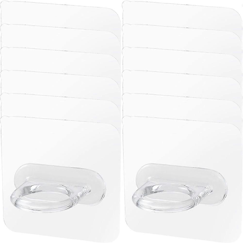 Spray Bottle Holder Wall Hooks for Bathroom Kitchen 90Pcs Transparent