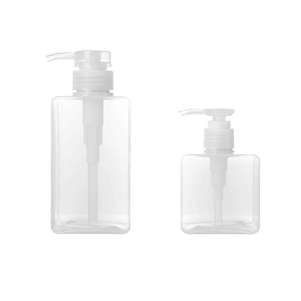 Toiletries Container Plastic Pump Bottles for Holding Liquid 6Pcs