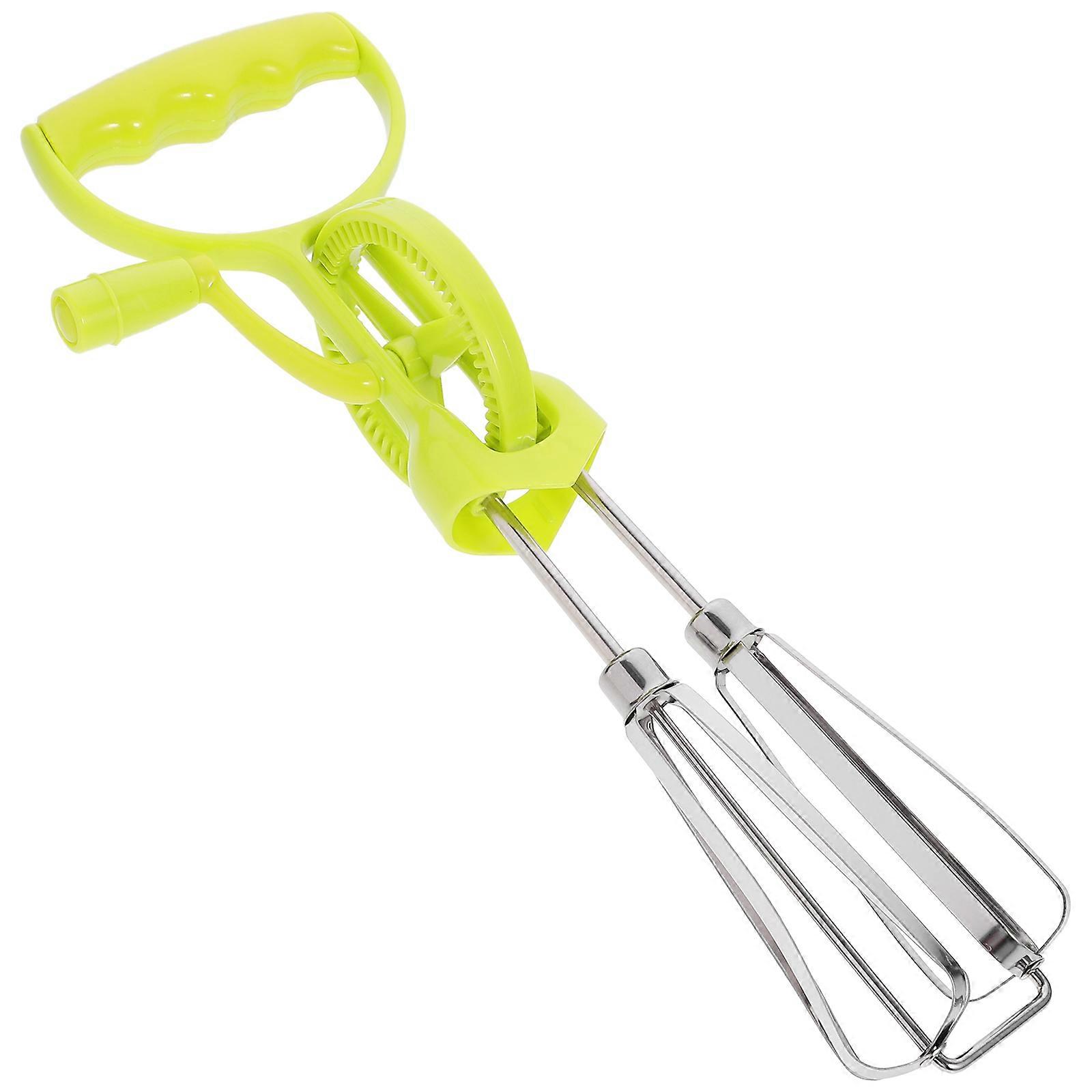 Manual Egg Beater Hand Crank Tool for Kitchen Use 4Pcs Multi-Functional Mixer