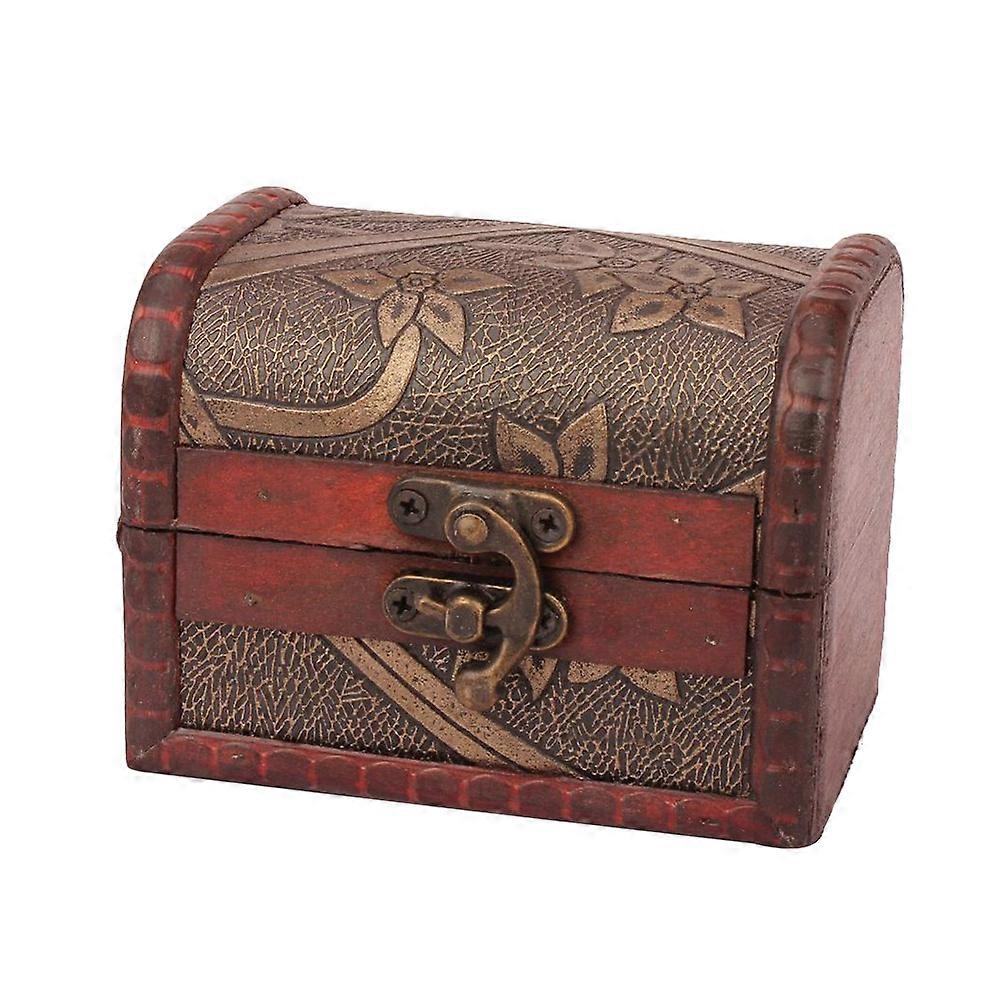 Makeup Case Organizer Jewelry Box for Storage Use 2Pcs Classic Wood