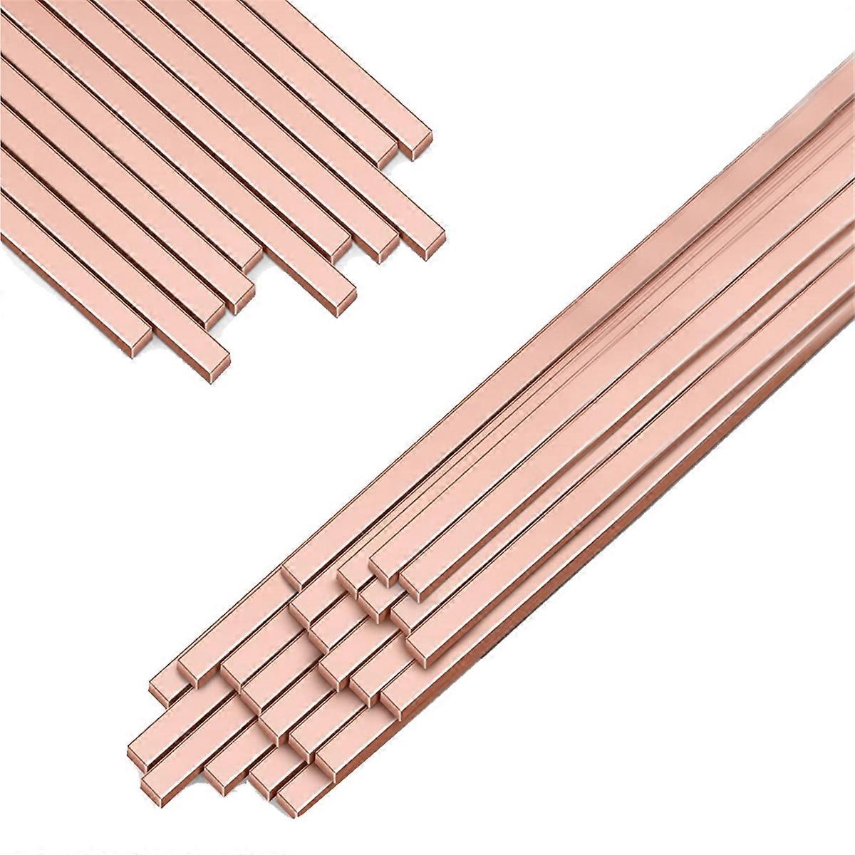Sticks Brazing Rods, BCuP-5 15% Silver Solder Copper Phosphor Welding Rods Industry Grade 0.050x1/8x10inch 60pcs