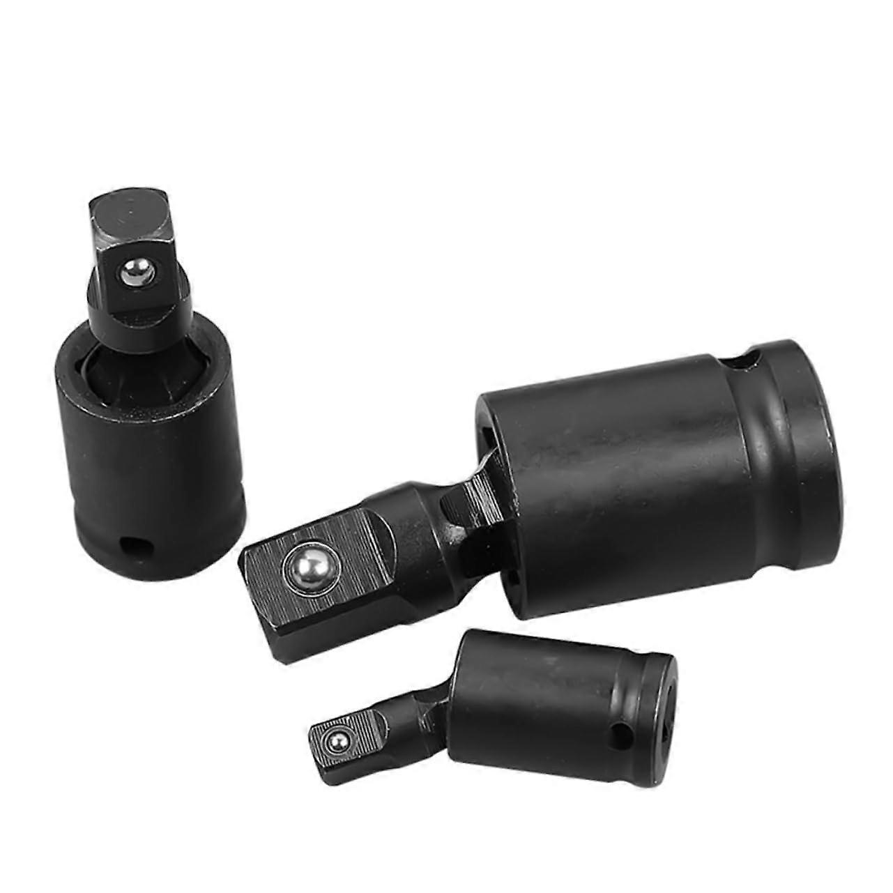 Impact Socket Ucer and Adapter Set for Pulley Damper Bolt, 1/2, 3/8, 1/4 Size Steel, Easy Installation Tool Set