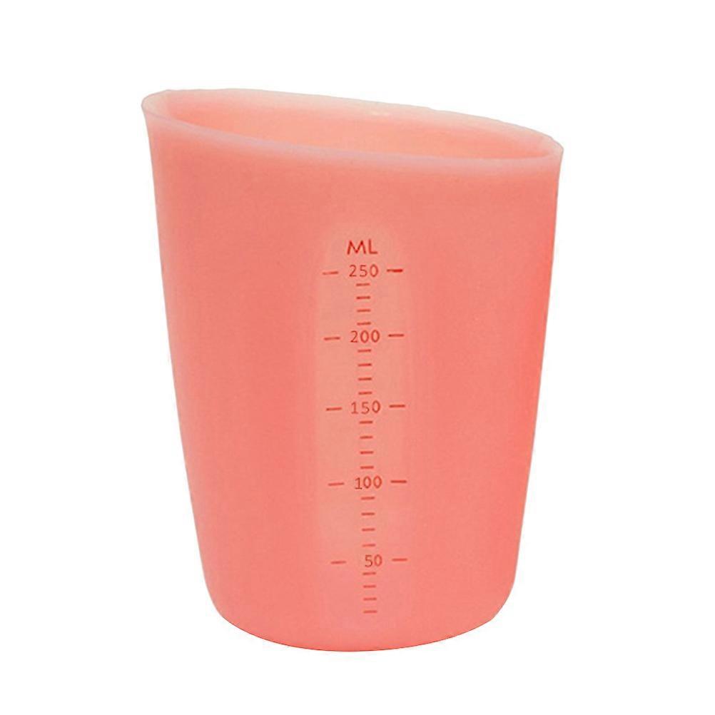 Silicone DIY Tool Measuring Cup 250ml Double Scale Stir and Pour 2Pcs