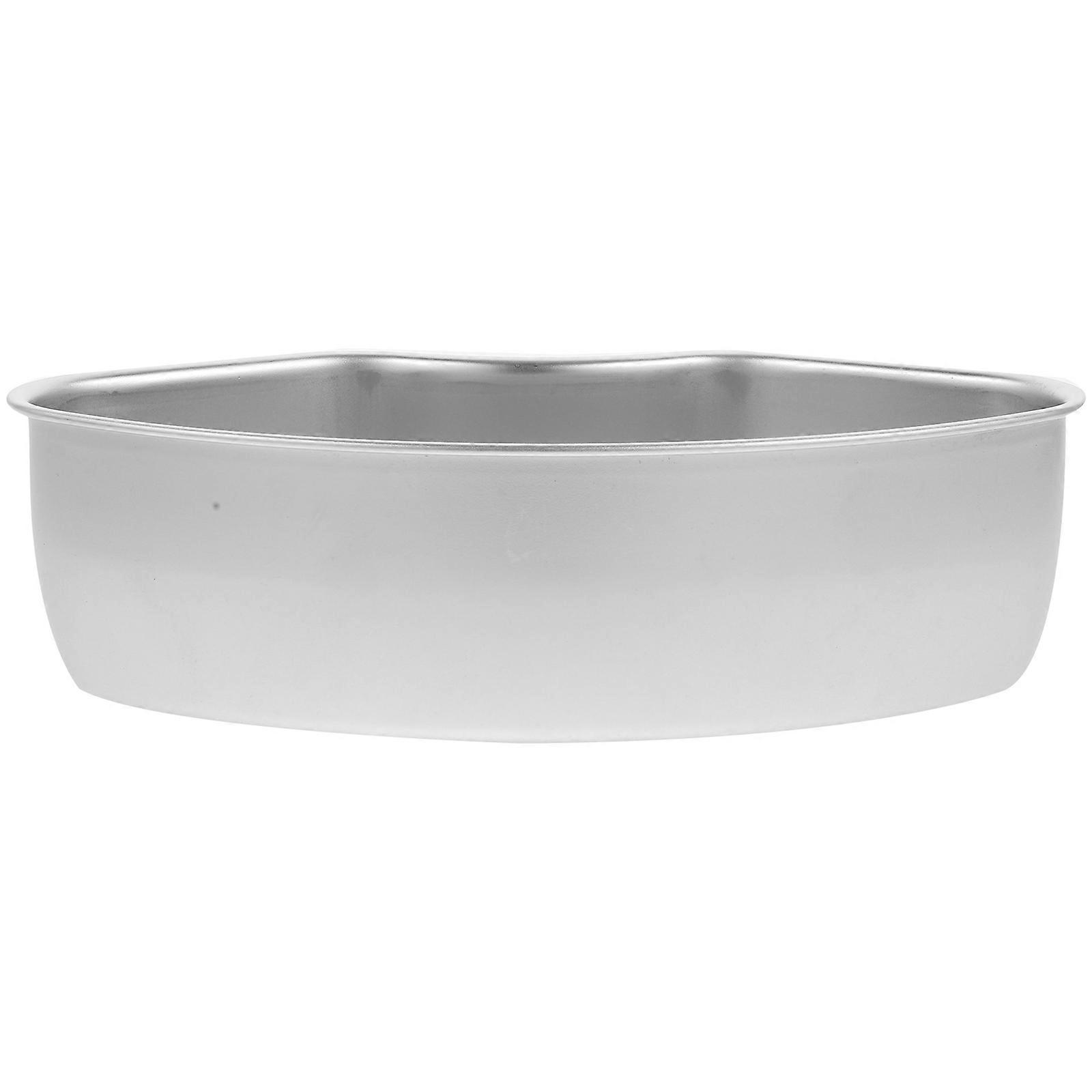Silver Stainless Steel Multi-Function Steaming Bowl for Home 5Pcs Set