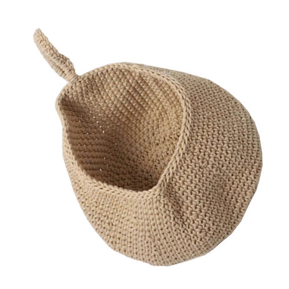 Hanging Fruit Basket Woven Wall Decor for Home Use