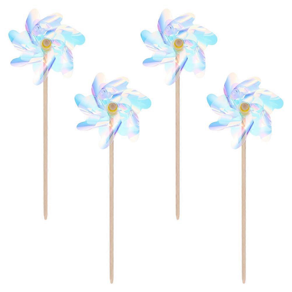Garden Reflective Wind Pinwheels for Outdoor Use 8Pcs