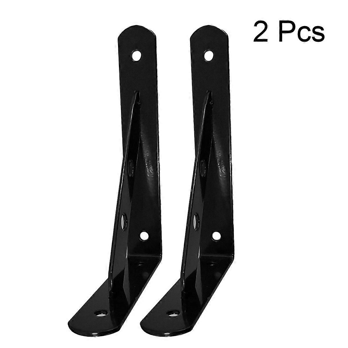 Heavy Duty Shelf Bracket Wall Shelf Bracket for Wall 2Pack Black