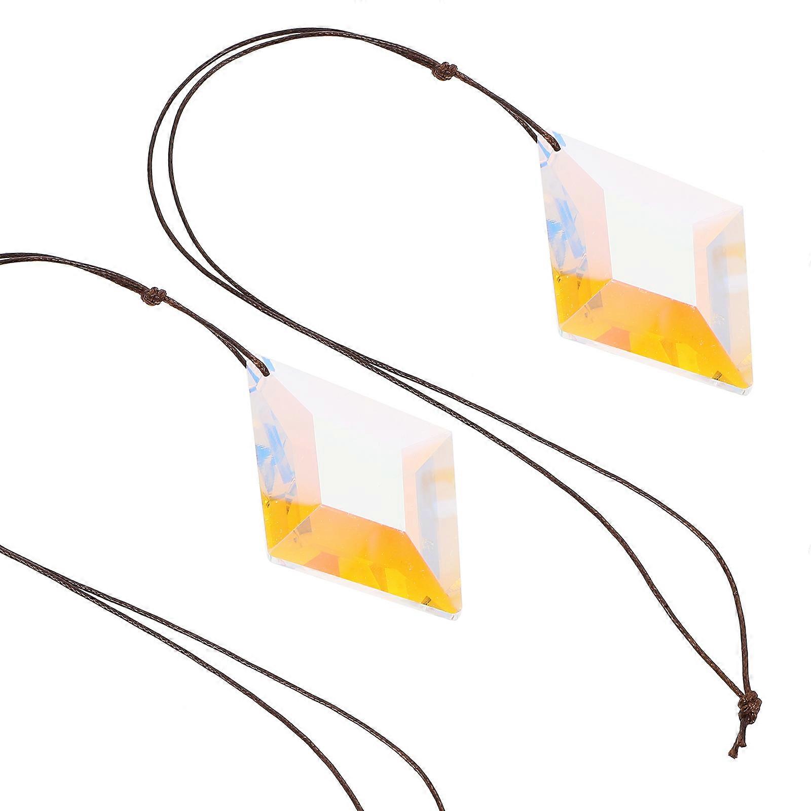 Sun Catcher Crystal Hanging Ornament for Windows with 8Pcs Set