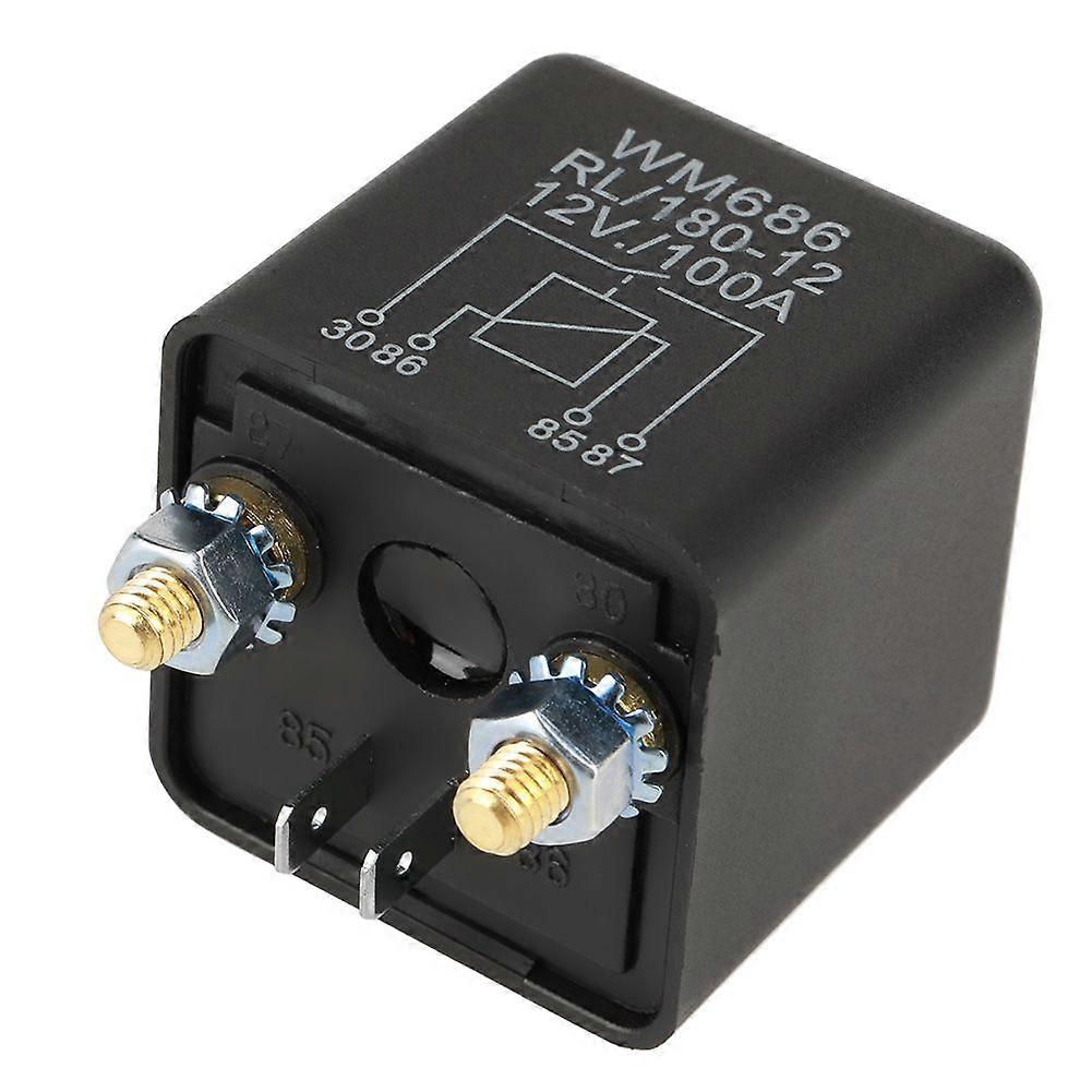 12V 100A Normal Open Heavy Duty Car Starter Relay for Control Battery ON/OFF