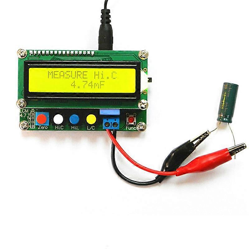 Digital Capacitor Meter Inductance Capacitance Meter with USB Cable