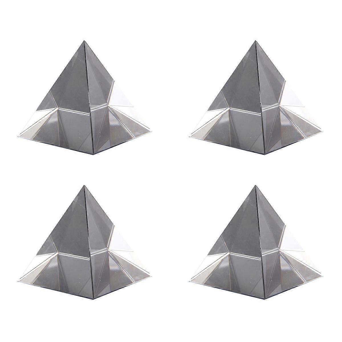 Prism Optical Glass Pyramid 40mm High Rectangular Polyhedron