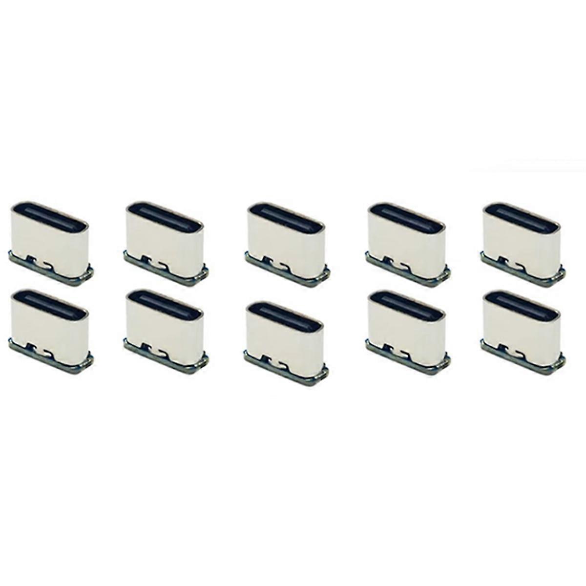 10Pcs USB Type-C Female Connector 5Pin SMD Socket for PCB DIY Repair