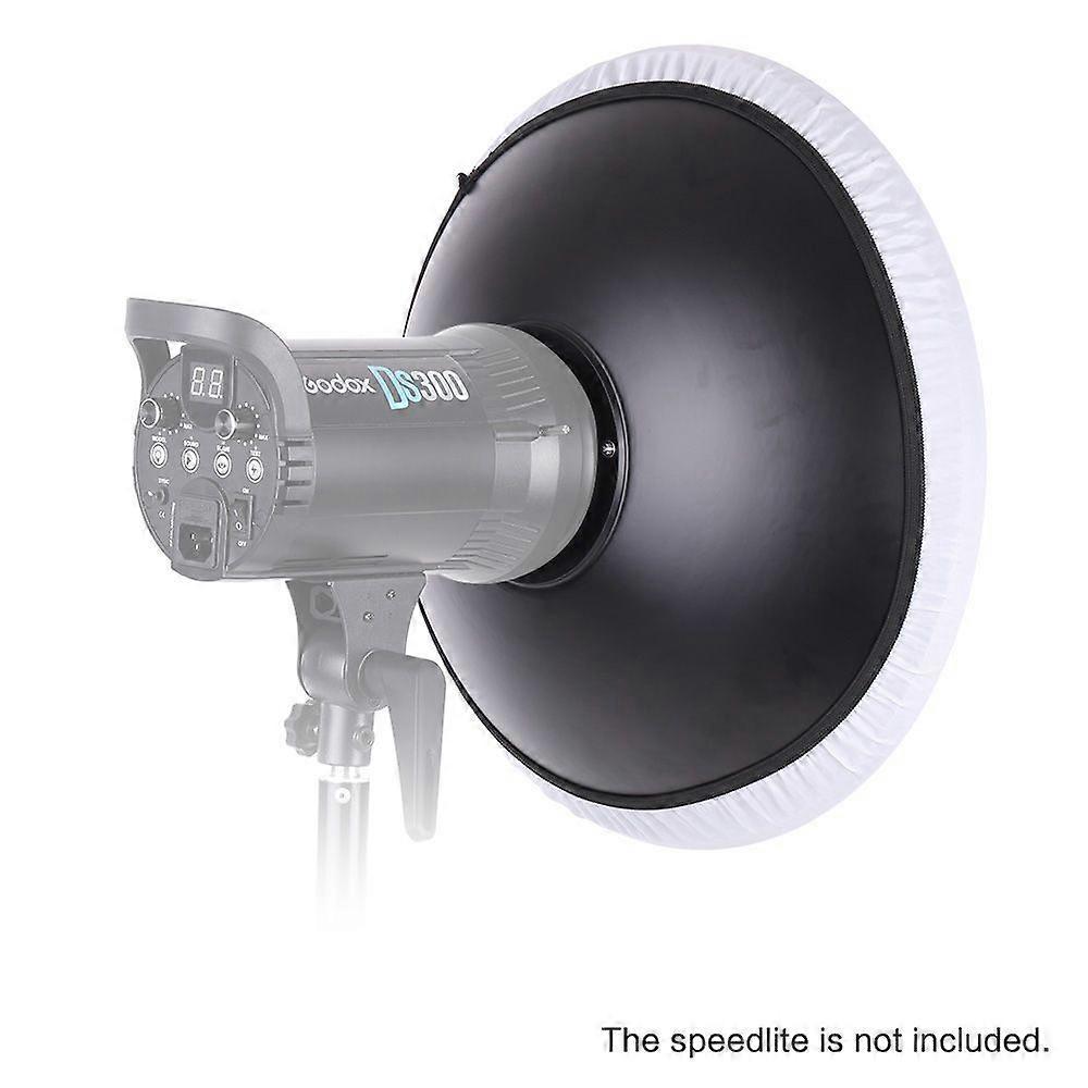 Studio Photography 41cm/16 Inch Speedlite Strobe Lighting Diffuser Beauty Dish Lampshade Bowens Mount with Reflector Honeycomb Soft Cloth