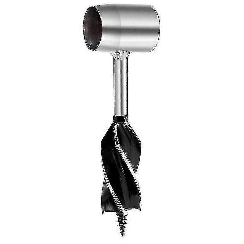 Manual auger drill survival settlers toolbushcraft hand auger wrench wood drill peg and hole