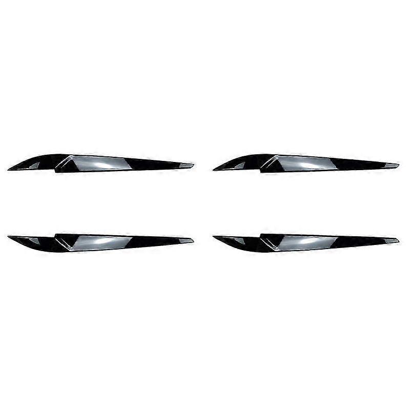 Front Headlight Cover Head Light Lamp Eyelid Eyebrow Trim ABS for X5 X6 F15 F16 2014-2018