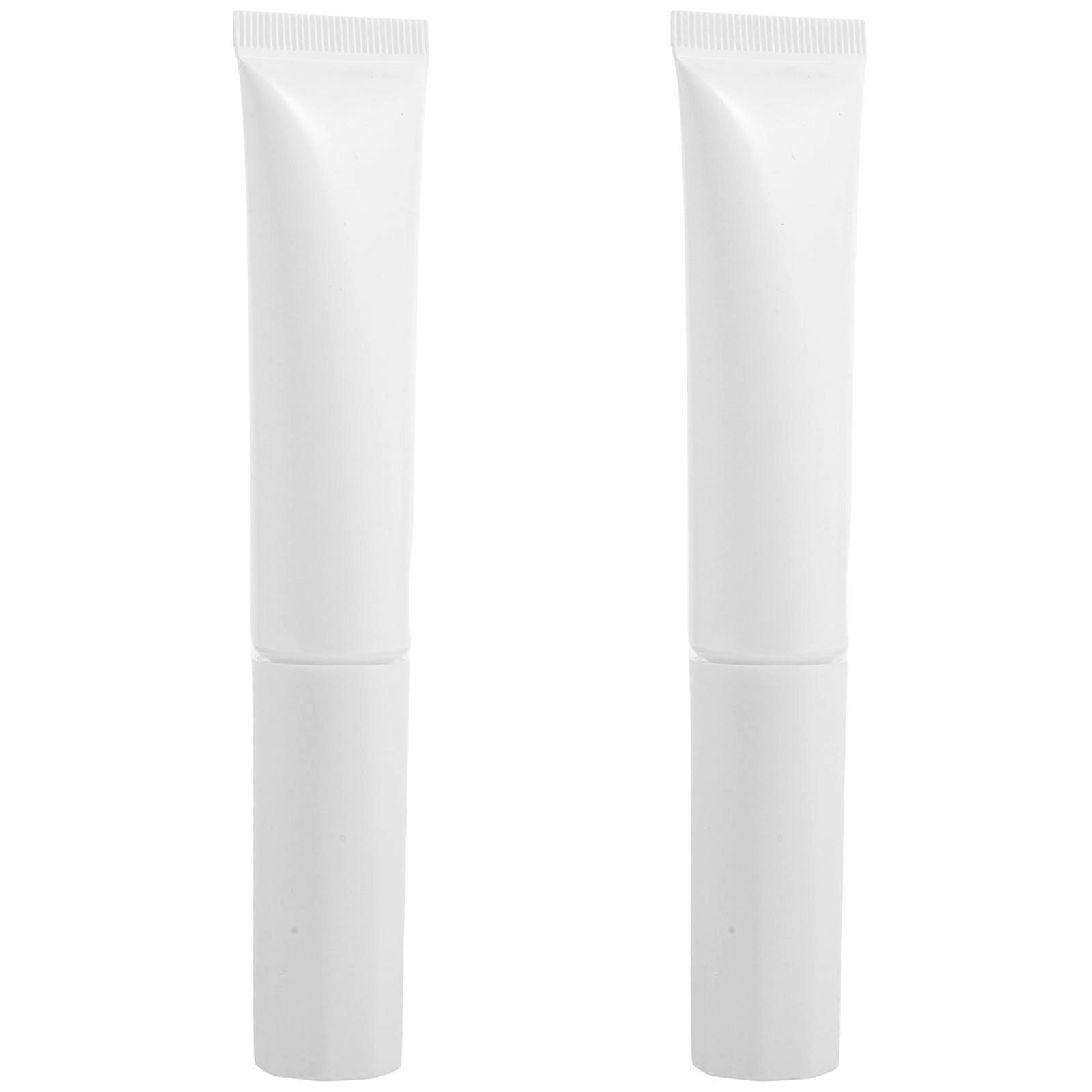 Refillable Plastic Tube Empty Squeeze Bottle for Makeup Remover 4Pcs