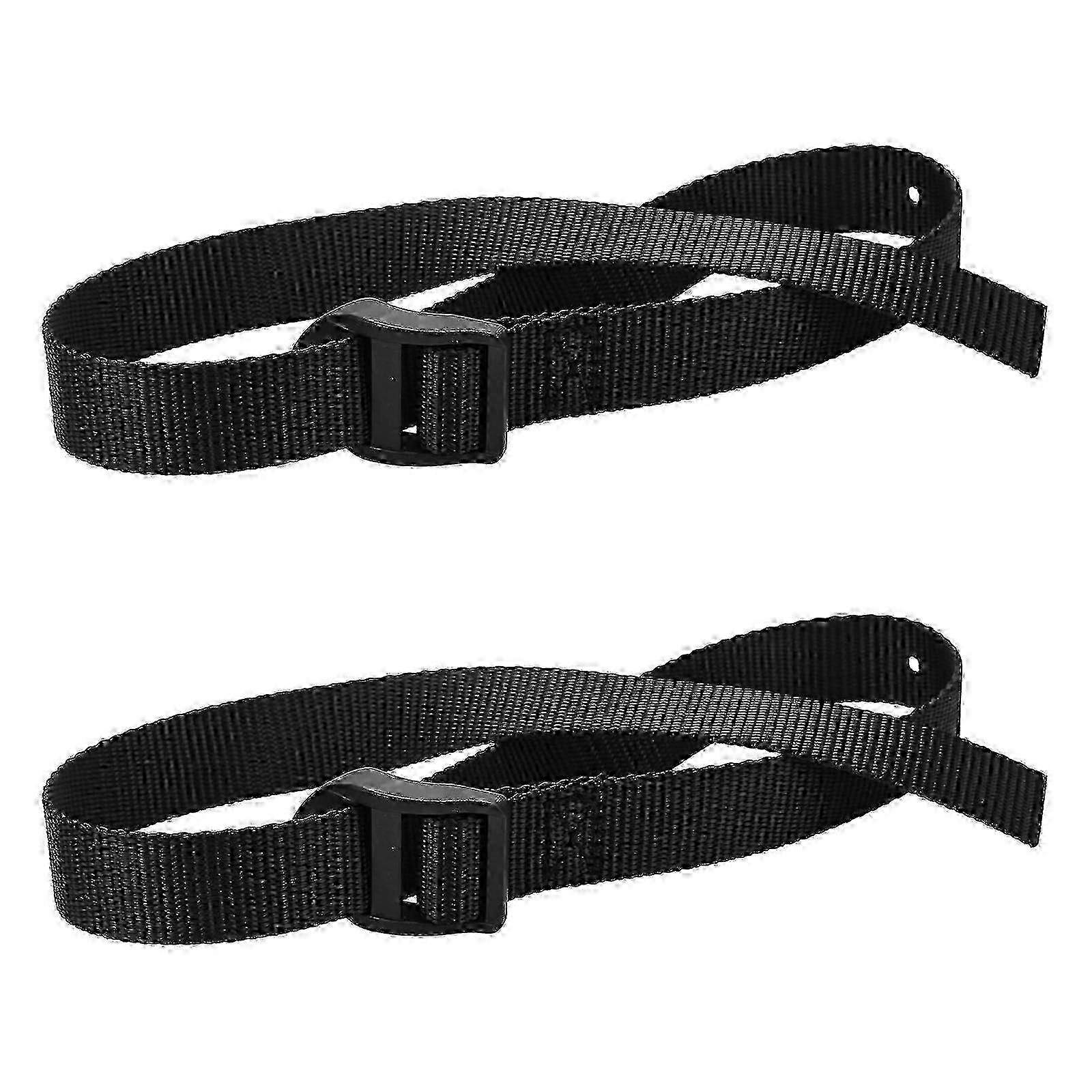 Rowing Machine Foot Straps for Concept 2 Rower Models D and E - Replacement Fitness Straps for Sunny Health Machines - Pack of 2 nc-u7