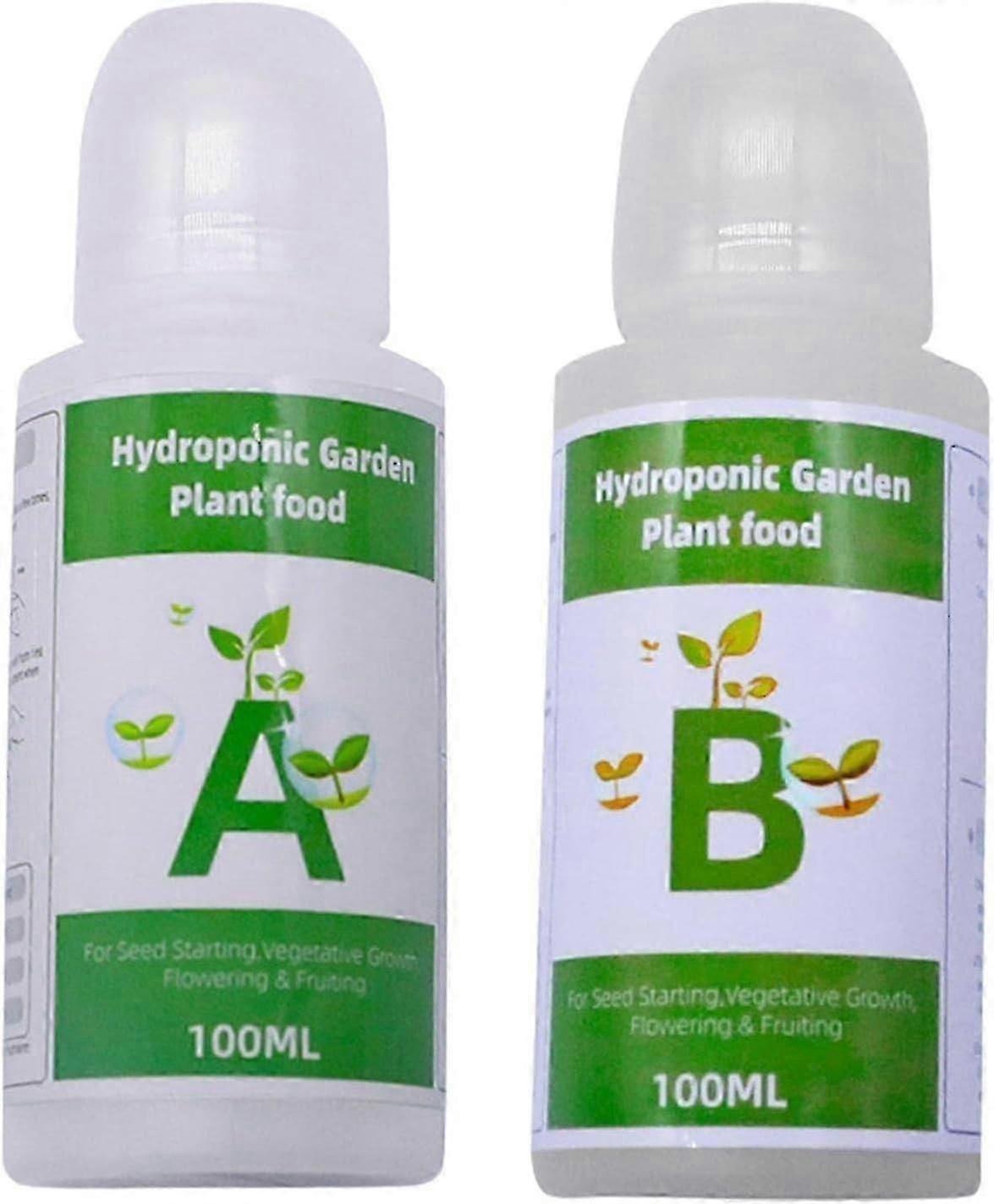 Hydroponic Nutrient Solution A and B for Plants Flowers Vegetables 3 Sets