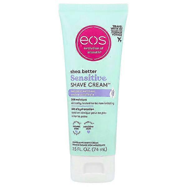 EOS, Shea Better Sensitive Shave CreamÃ¢ÂÂ¢, Colloidal Oatmeal, 2.5 fl oz (74 ml)