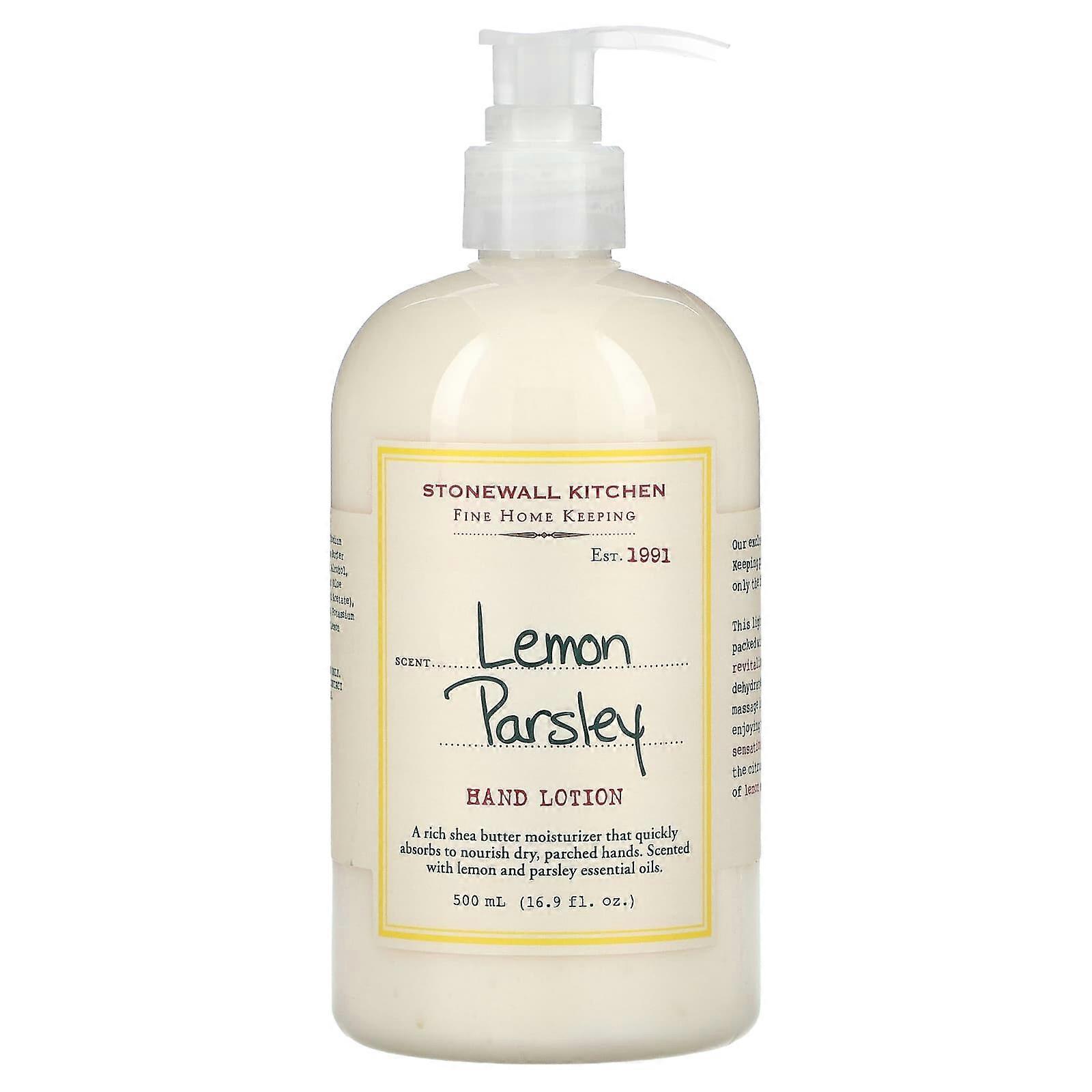 Hand Lotion, Lemon Parsley, 16.9 fl oz (500 ml)