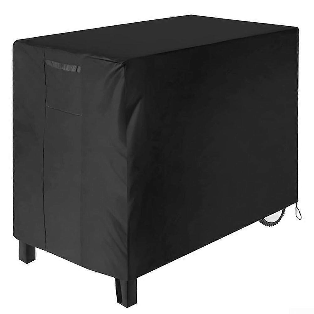 Outdoor Table and Chair Covers WaterResistant and DustResistant with Adjustable Drawstring Closure Black