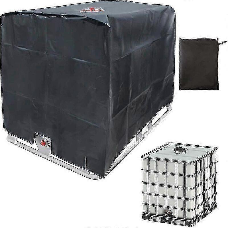 1000lタンクカバー、雨水コレクター防水シート、1000l屋外レインバレル水タンク、UV保護カバー、防水、防塵、1000lに適しています