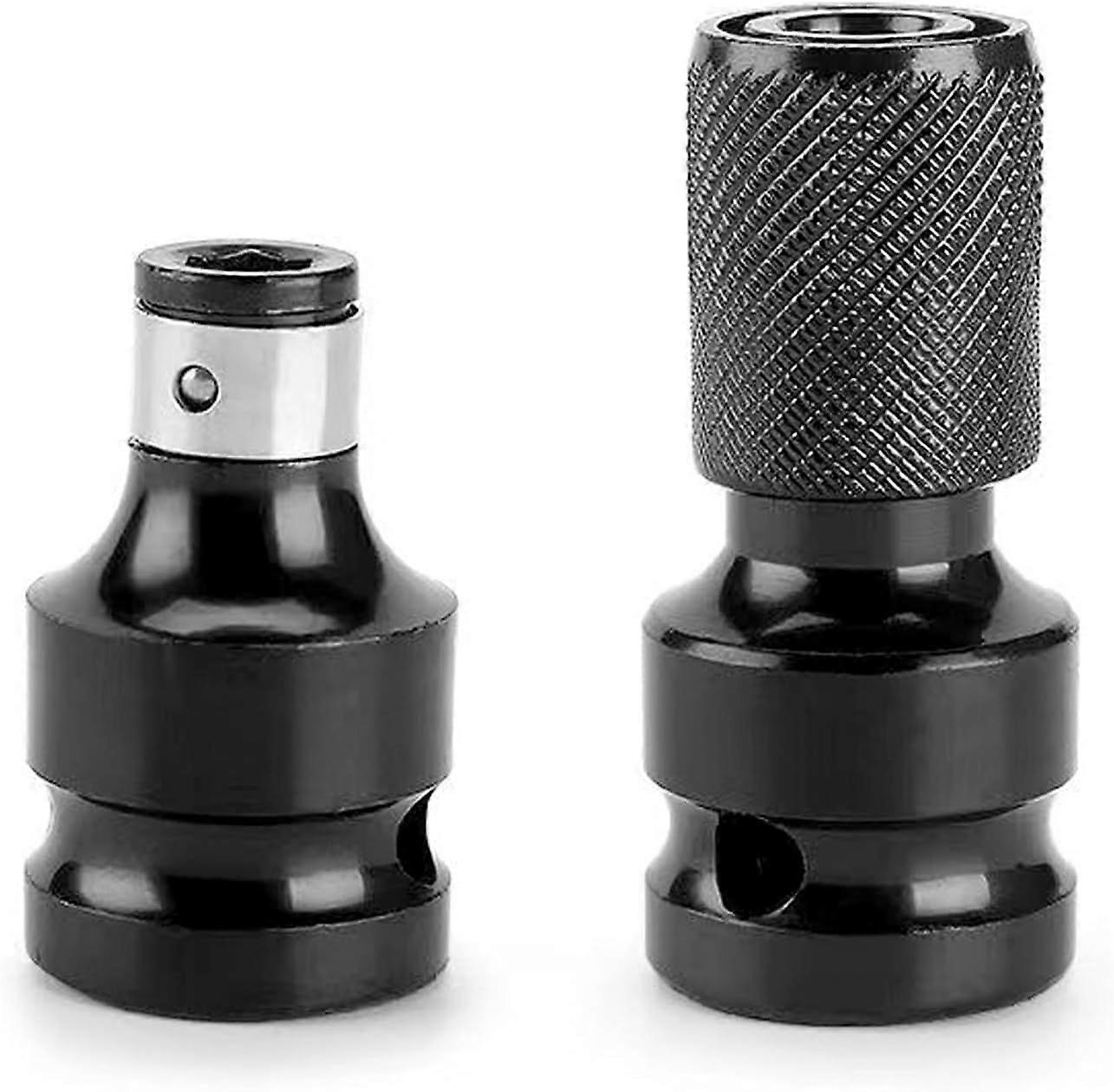 Pack Impact Wrench Bit Adapters - 1/2 to 1/4" Socket Converter - Precision Accessories for Ratchets, Screwdrivers and More - Heavy Duty and Versatile 