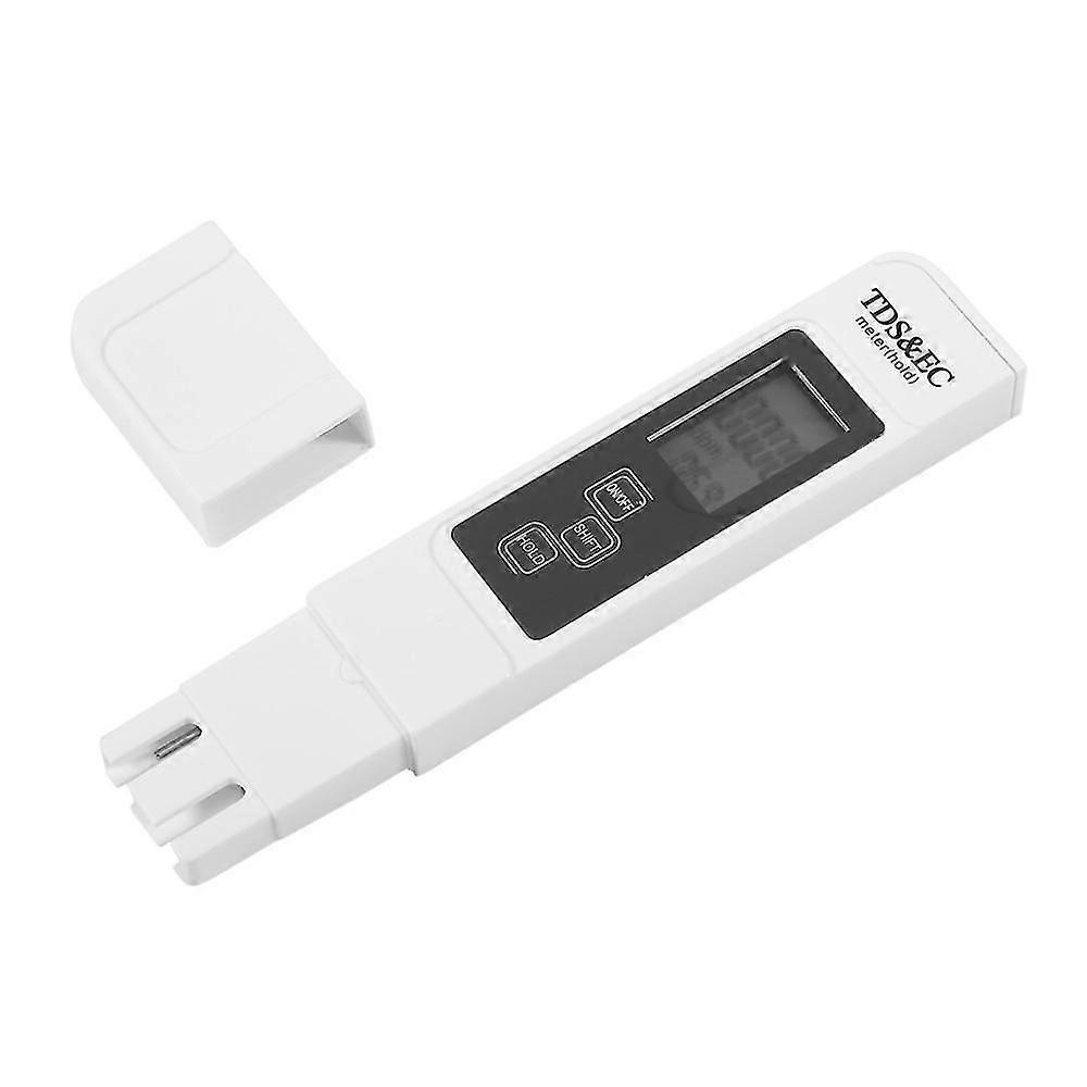 Digital Water Quality Tester With 0-9990 Range Digital Tds Ec Meter With Lcd Temp Ppm Test For Monitoring