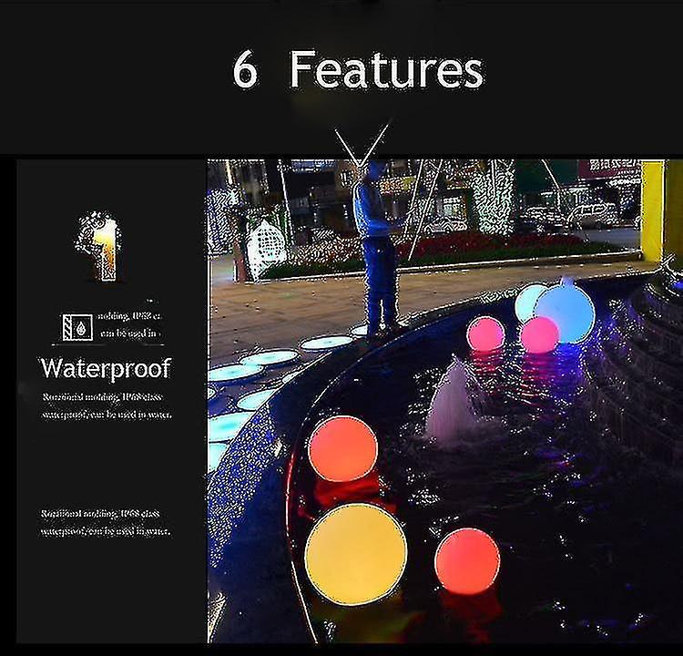 Lampes Télécommande Led Ball Night Light 25cm