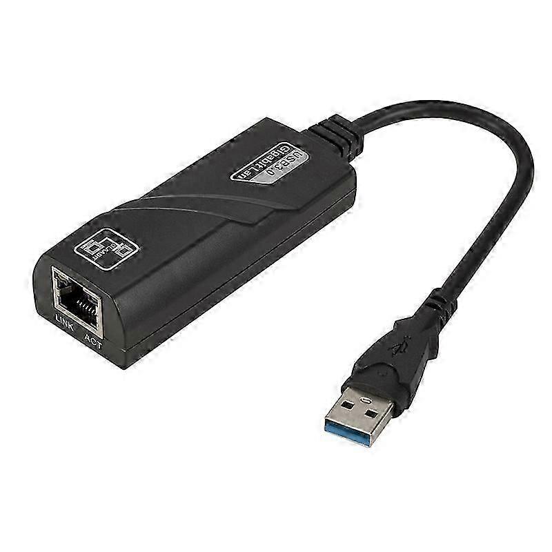 10/100/1000 Mbps RJ45 to USB 3.0 External Gigabit Network Card, Support WIN10