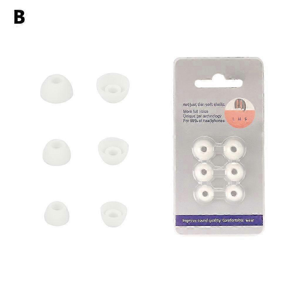 Soft silicone earbud tips for Bowers & Wilkin PI8 - 6 sizes