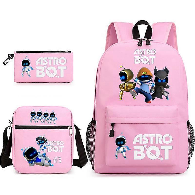 New Game Astro/Bot Three-Piece Backpack Set For Male And Female ...