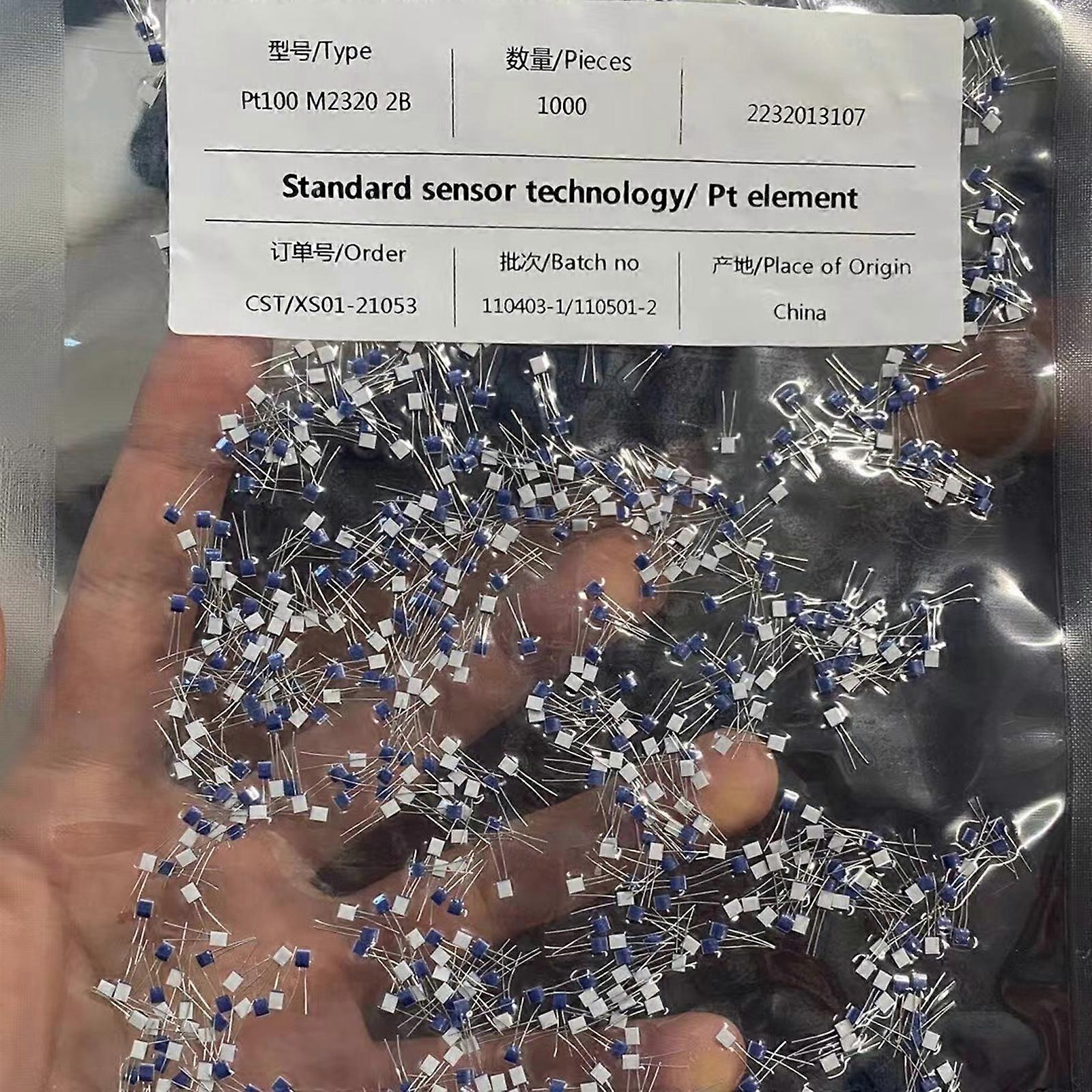 1Pc PT100 Temperature Sensors Chip Accurate Readings 400 Degree For Engineers Professional Challenging Setting Multicolor