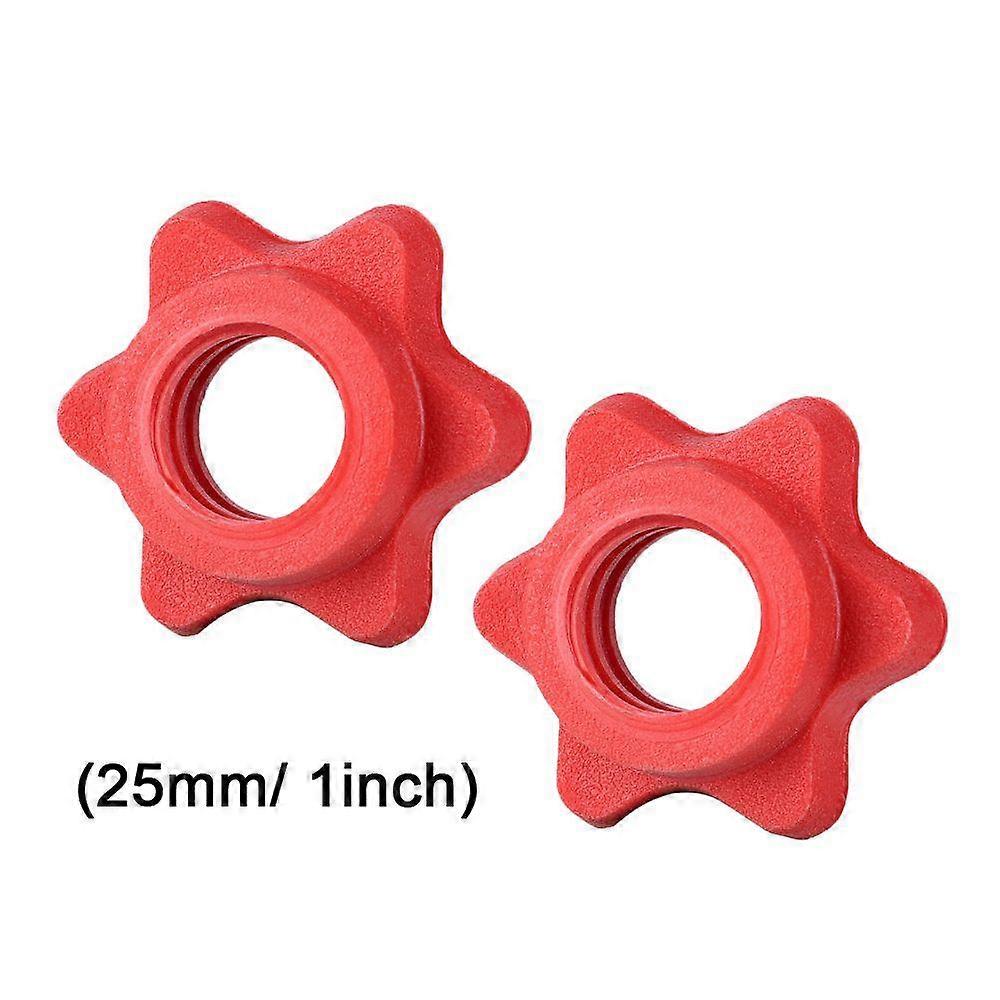 Durable Gym Steel Spring Spin Lock Screw Dumbbell Spinlock Collars Barbell Bar Clips Check Nut