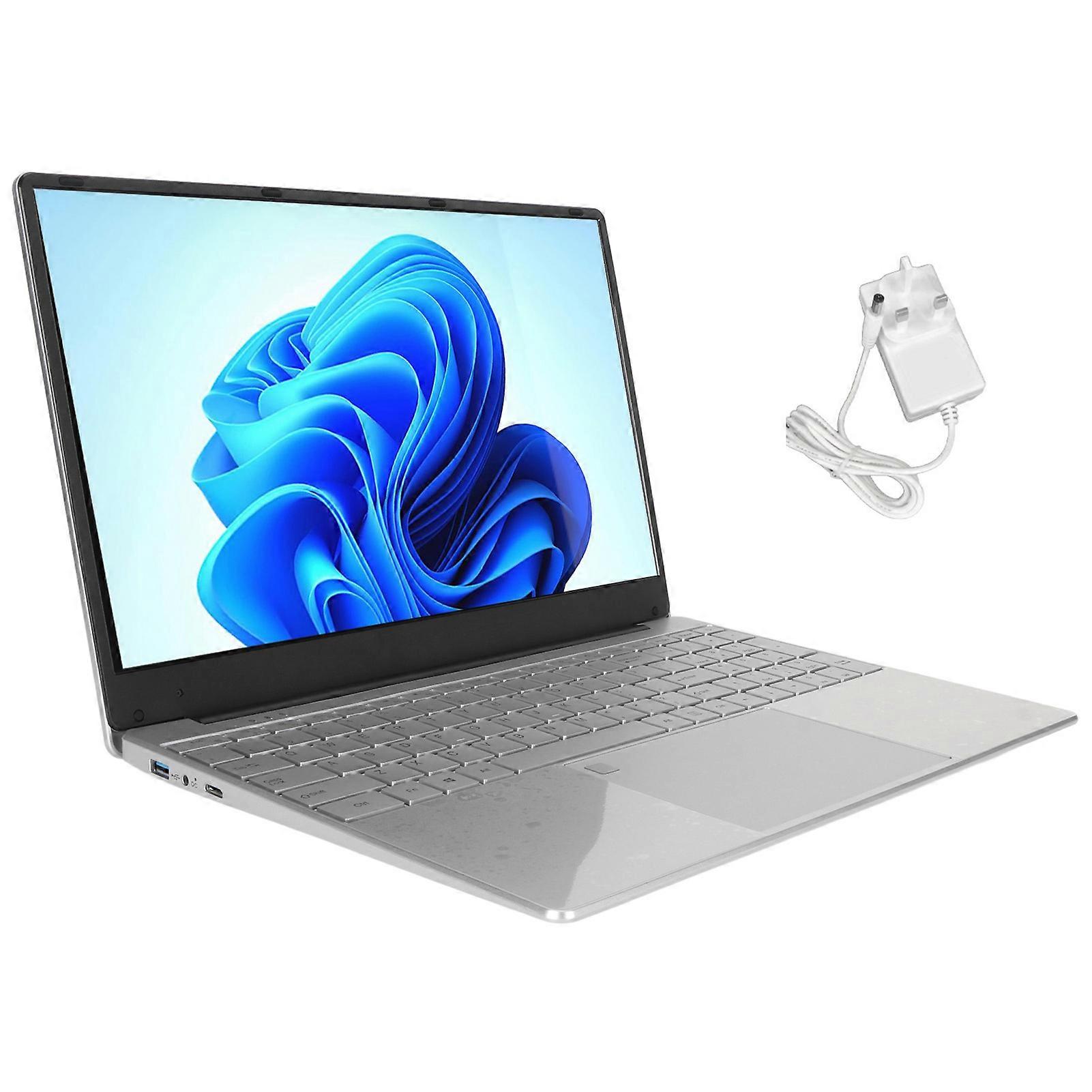 15.6 Inch Laptop IPS Display 12GB RAM Quad Core Fingerprint Reader Numpad UK Plug