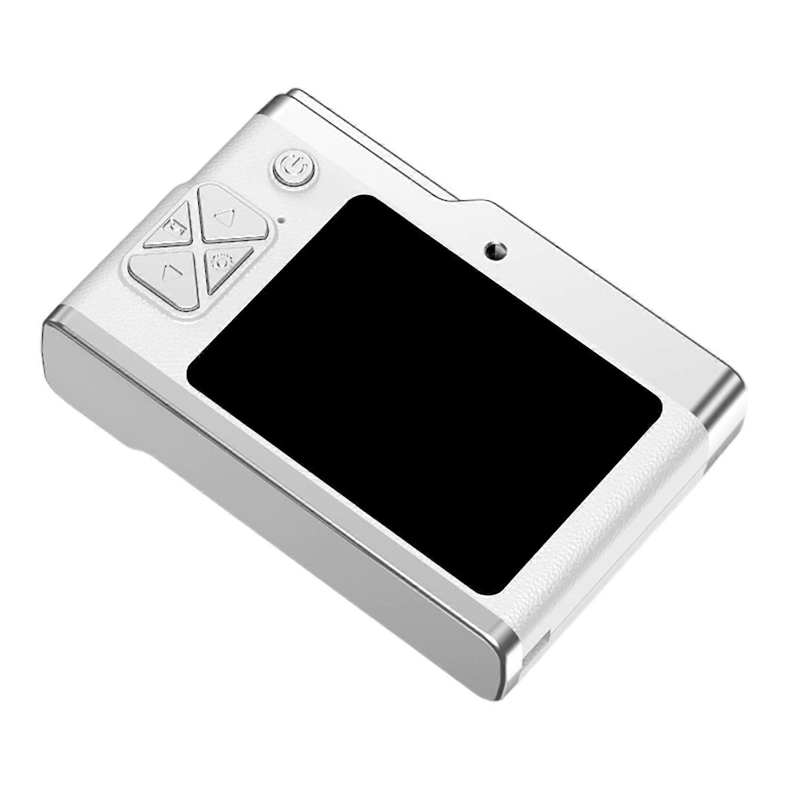 Portable  Camera Kids Digital Camera with Large 2.4inch Display Screen and 8X Optical Zooming Build-in Various Filters  White