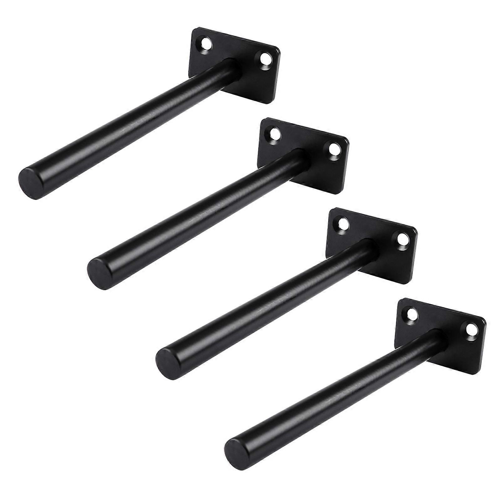 T Shape Shelf Brackets Corrosion Resistant Steel Frame Concealed Mounting Solution for Space Optimization  250mm