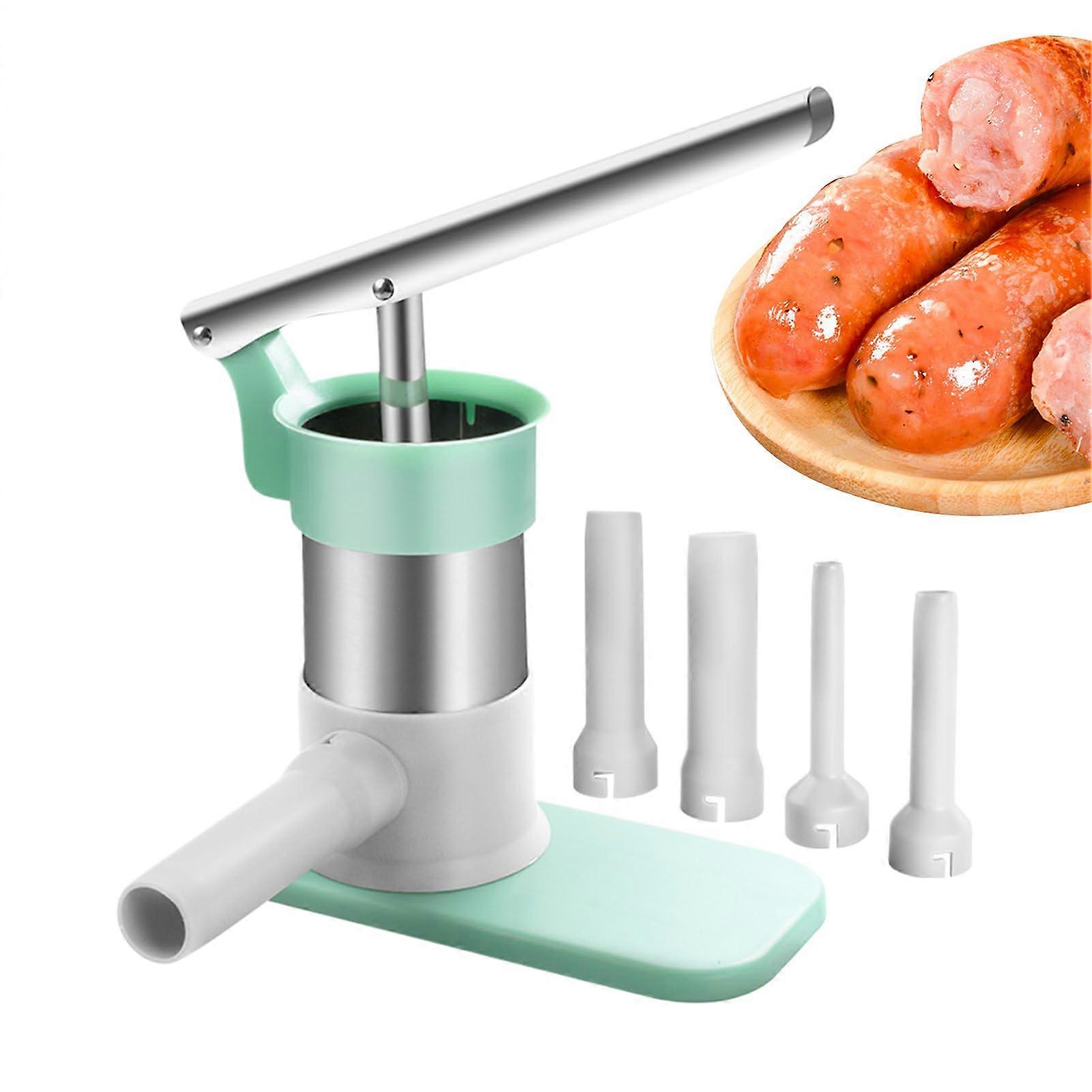 Sausage Stuffer Vertical Meat Filling Machine with Adjustable Press for Home and Restaurant Use
