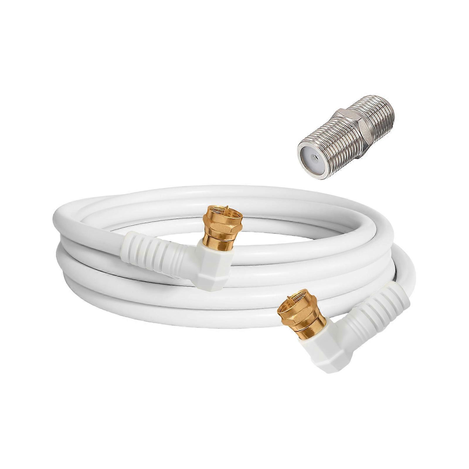 Heavy Duty RG59U Cable Digital Signal Transfer and F Type Device Compatibility Multicolor