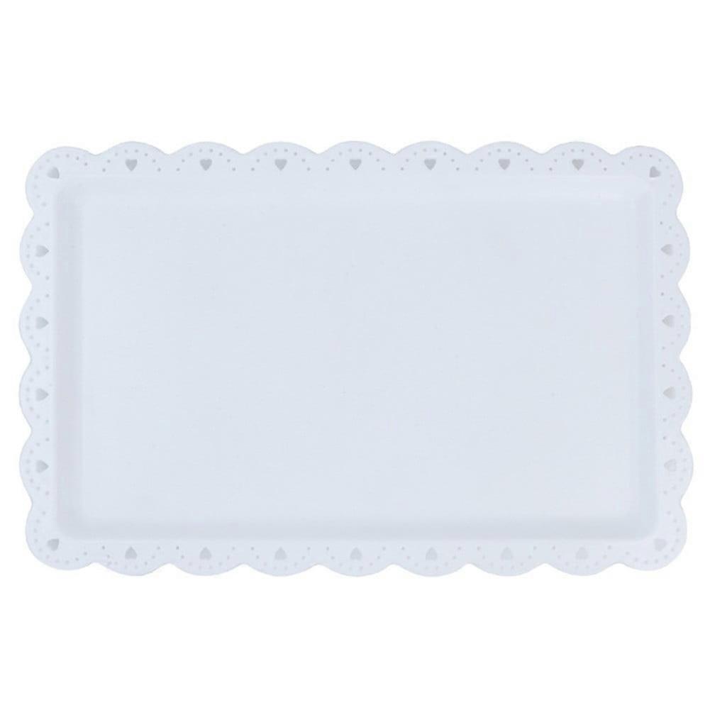 Multi-function Rectangular Plastic Tray Fruit Dessert Tray Kitchen Supplies