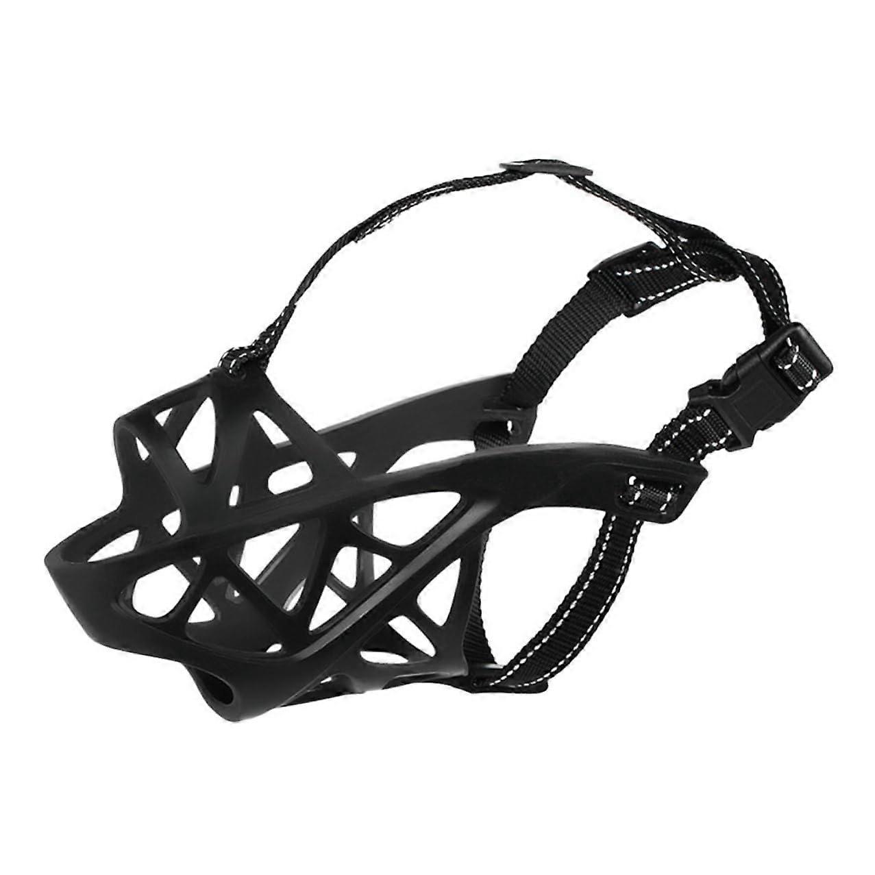 Adjustable Soft Silicone Dog Mouth Cover Muzzle, Breathable Muzzle Design, Drinking Allowed, Comfortable Fit