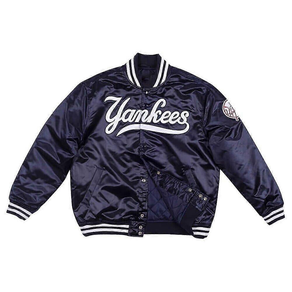 Satin Bomber Style Varsity Jacket-03