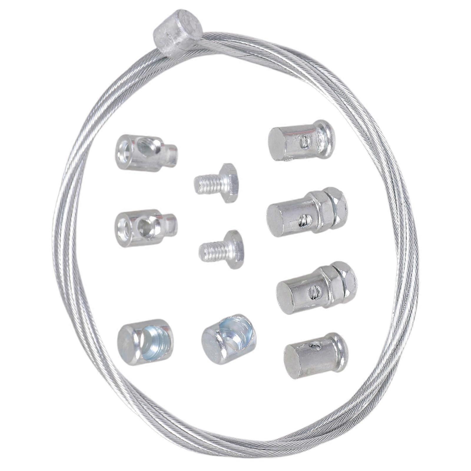 Quick Installation Motorcycle Clutch Brake Cable Replacements Set Temperature Resistant Component for Various Motorcycles Multicolor