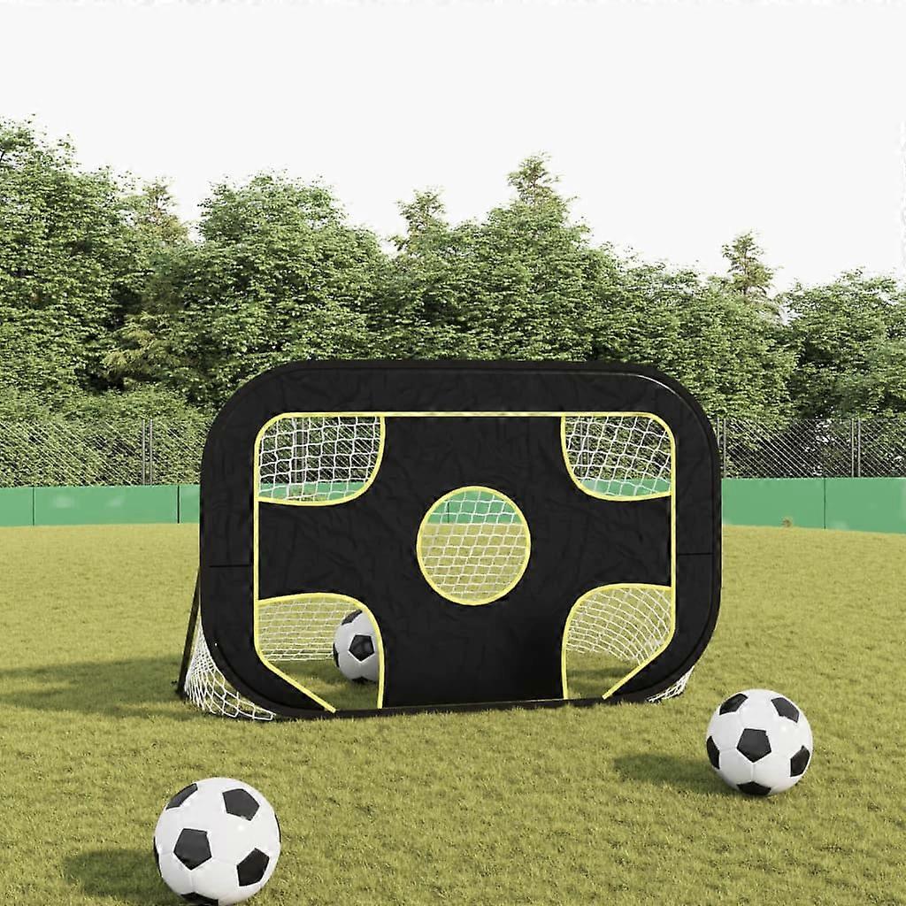 Fotballmål med målvegg 120x80x80 cm polyester
